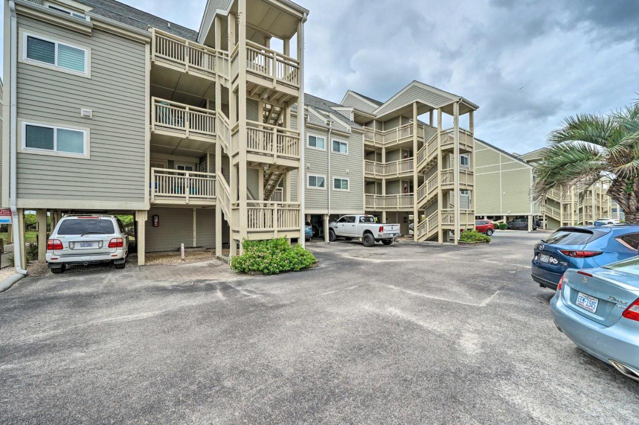 Beachfront Condo With Unobstructed Ocean Views! Oak Island Exterior foto